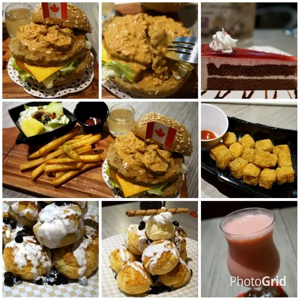 [西門]初曼咖啡 first&smile：超澎湃的美味漢堡早午餐/華麗金色泡泡塔!        
      