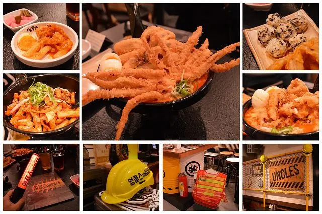 魷魚大叔Uncles~台北東區韓式料理．招牌菜「花都開好了」炸魷魚外酥內嫩口感佳．火焰起士辣炒年糕香氣濃郁迷人