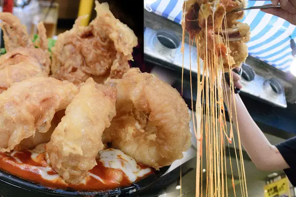 【台北東區|魷魚大叔】起士炸物控必吃 花都開好了絕讚好吃炸魷魚起司年糕鍋        
      