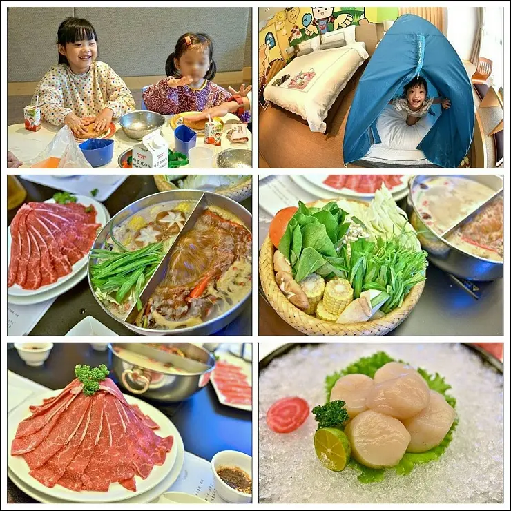 《宜蘭礁溪住宿》礁溪長榮鳳凰酒店2016煙波庭澳洲和牛吃到飽~全館僅只一間溫泉寶寶主題連通房