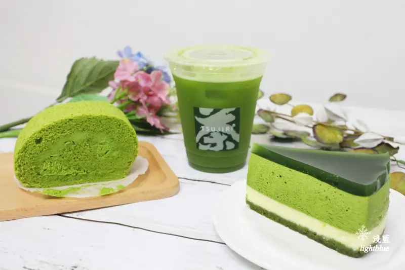 [ 市府站．微風信義美食 ] 淺藍 × tsujiri辻利茶舗～抹茶蛋糕捲、抹茶生乳酪蛋糕