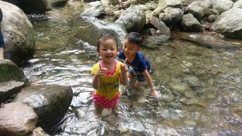 「新北石門親子玩樂」仁者樂山,智者樂水～～兩者皆樂唯青山步道是也