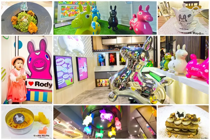 【吃喝．台北】Caffè Rody跳跳馬主題餐廳～被滿滿的Rody包圍，萌度再度破表！