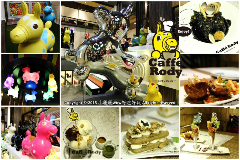 【食║台北】Caffè Rody主題餐廳～直擊！卡哇依跳跳馬Rody也要有主題餐廳囉，地點就在台北東區！（內附詳細菜單，留言標記送好禮）　