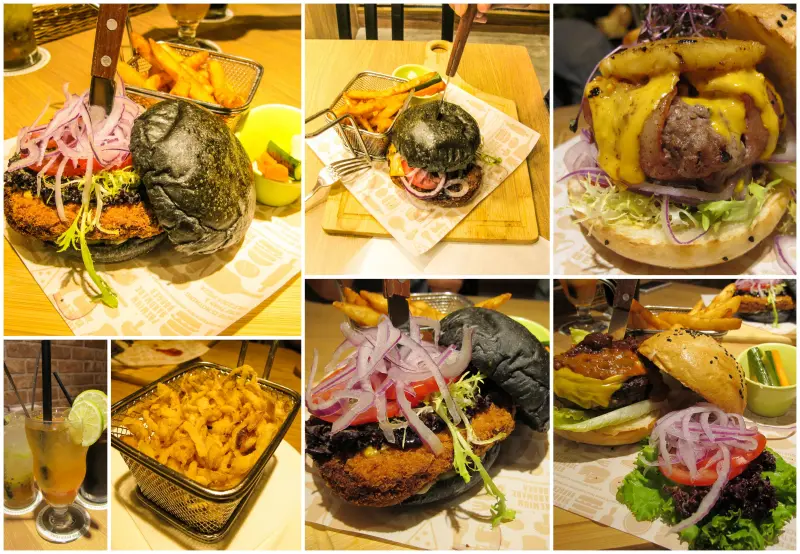 (胖樺食記) Fanier chefs burger 費尼主廚漢堡-台北忠孝店。匠心獨具竹炭漢堡皮外酥內軟內餡澎派多汁。