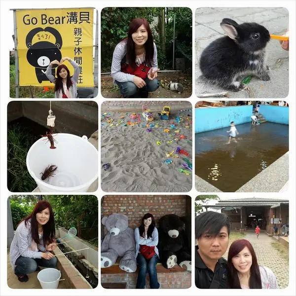 【新竹景點】釣螯蝦，摸蜆，玩沙或戲水，釣魚，撈金魚~Go Bear溝貝親子休閒農莊        
      