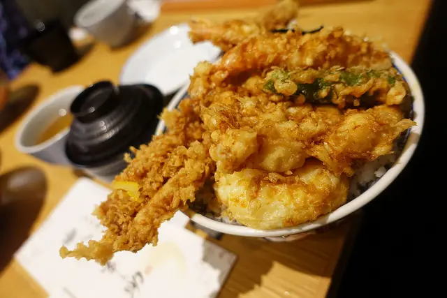 (胖樺食記)微風台北車站推薦美食「金子半之助Kaneko Hannosuke」/排隊人氣必吃餐廳/信義新光三越A8/日本第一天丼