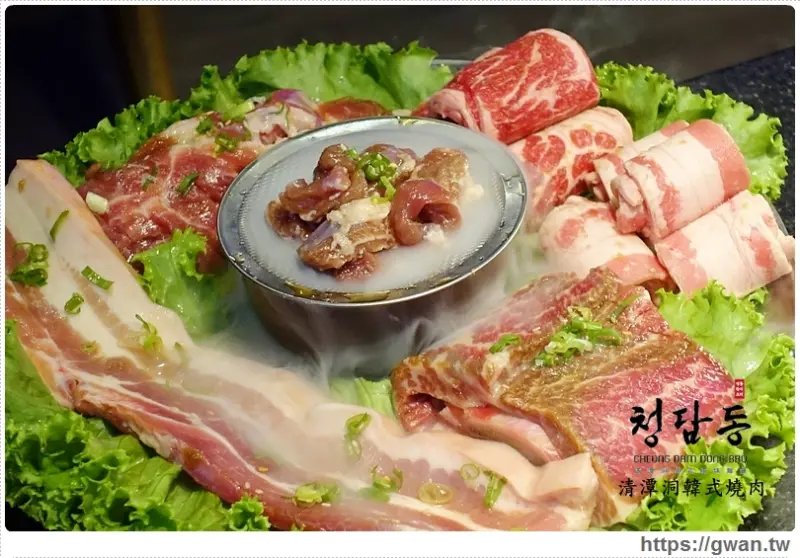 [捷運美食●國父紀念館站] 清潭洞韓式燒烤 청담동 -- 夜店風韓式燒肉♪貼心桌邊烤肉＆目炫神迷的日出炸彈酒♥