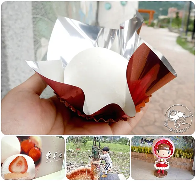 宜蘭蘇澳【一米特創藝美食館】冷泉加米食觀光工廠，入場參觀免門票，放入口袋出遊景點；冬季正夯雪莓娘，莫名幸福感湧上心頭