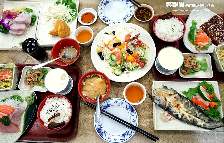 【西門町／平價日式料理 推薦】陪著從小一起長大的日本料理老店 ✿✿ 台北城老舖 美觀園 ✿✿（完整菜單）