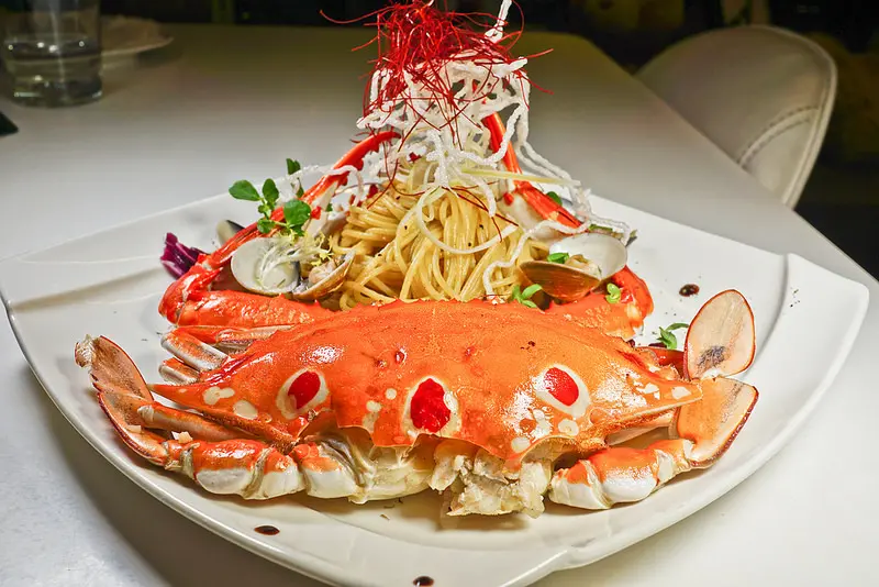 399吃九兩重三點蟹超好吃義大利麵!!A-Li 義式廚房,中和義大利麵