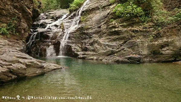 ★屏東瑪家★練腳【牛角灣溪】步道觀看瀑布群。