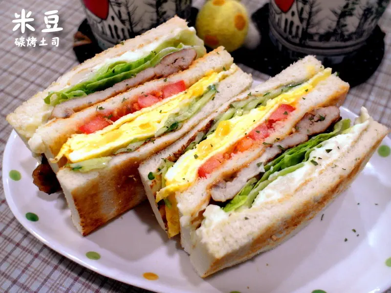 【新北新莊】新莊隱藏版巷弄美食-米豆早午餐！超好吃古早味手工碳烤吐司！新莊平價美食推薦！有Wifi，LINE訂餐！