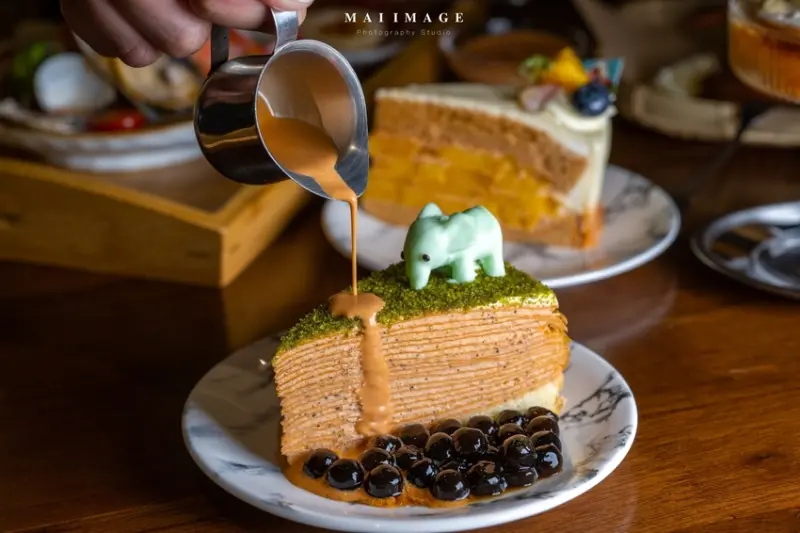 你絕對沒吃過的泰新鮮SEAFOOD涼麵、泰式奶茶千層蛋糕，今年夏天『好咖』給你滿滿的泰味～『好咖Howcup』中原大學美食 @麥仔の生活日記