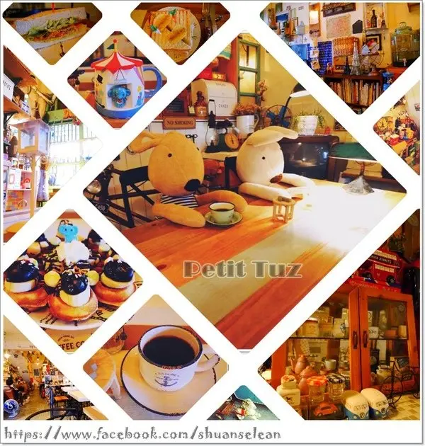 ◊ 在南法鄉村雜貨舖裡品嚐下午茶歐式古鐘上的南法尼斯三明治 ➩ Petit Tuz (小兔子鄉村輕食雜貨鋪）