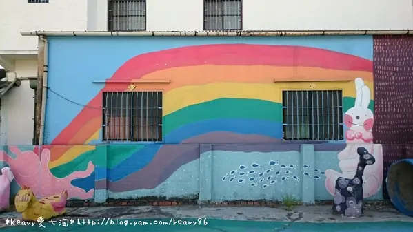 ★屏東鹽埔★充滿童真童趣的彭厝社區【叔公的家】彩繪村