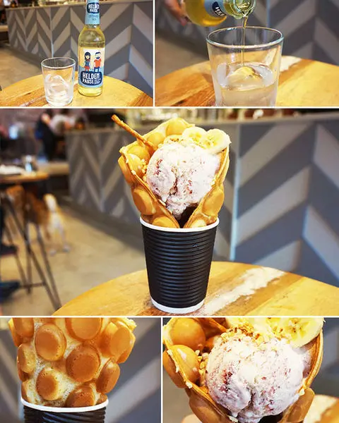 【甜點 ● 下午茶】 果核抵家 Maison the Core。超人氣限定版冰淇淋雞蛋仔，巷弄隱藏版美味。