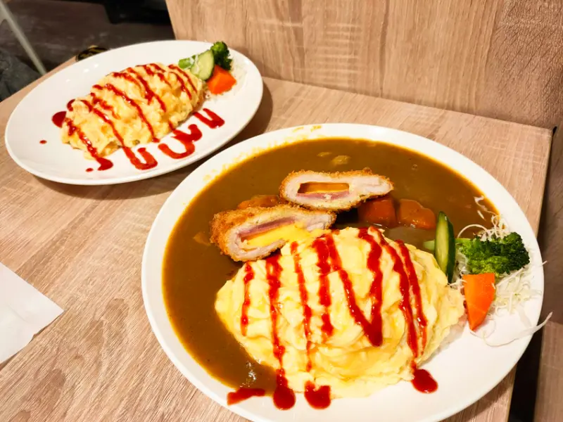 永和美食。食指大丼  超嫩咖哩蛋包飯  永和在地隱藏版