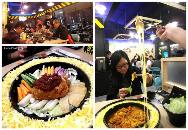 工業風！OMAYA麻藥瘋雞（嘉義新生店）─春川炒雞／罪惡牽絲起司＆超吸睛棉花泡泡！        
      