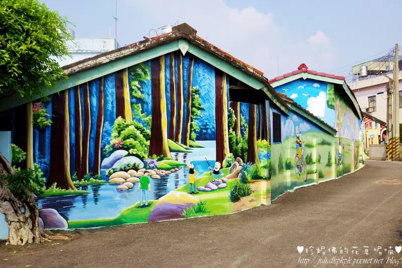 【屏東-竹田鄉】老夫子作者王澤親自授權，全台唯一竹田美崙村老夫子彩繪牆！