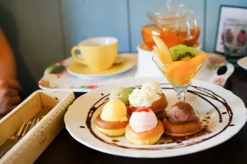Mei café 美小舖咖啡，鄉村風格的可愛下午茶店，當鬆餅遇上莫凡彼冰淇淋