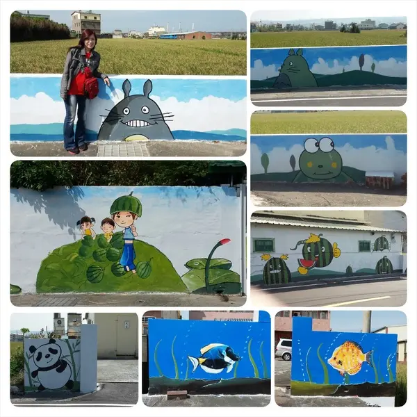 【台中景點】沙鹿福田社區彩繪村        
      