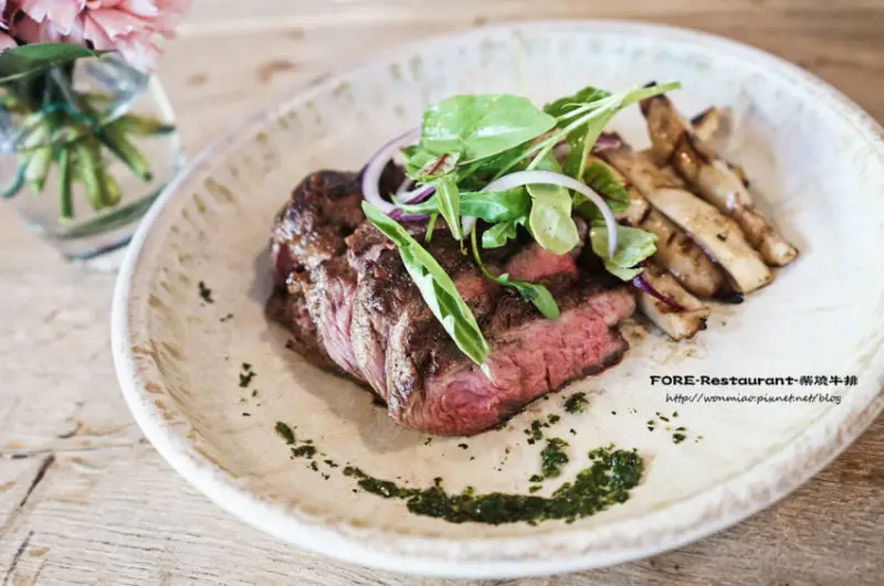 台中西區美食 ❤ FORE-Restaurant-柴燒牛排 ❤ 台中國美館餐廳 / 精緻柴燒料理 / 台中聚餐推薦