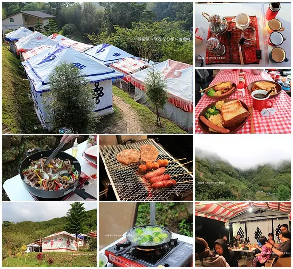 『新竹。花田梯下蒙古包偽露營』～不用自己搭帳蓬的偽露營會令人上癮