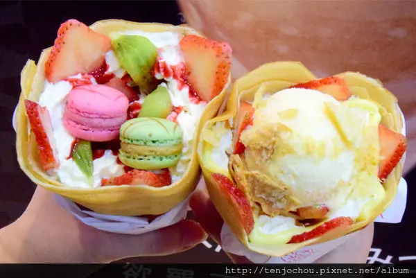 花花，甲飽沒【台北食記】Fun Tower日本軟式可麗餅 終於北上展店啦！少女必吃夢幻甜點推薦