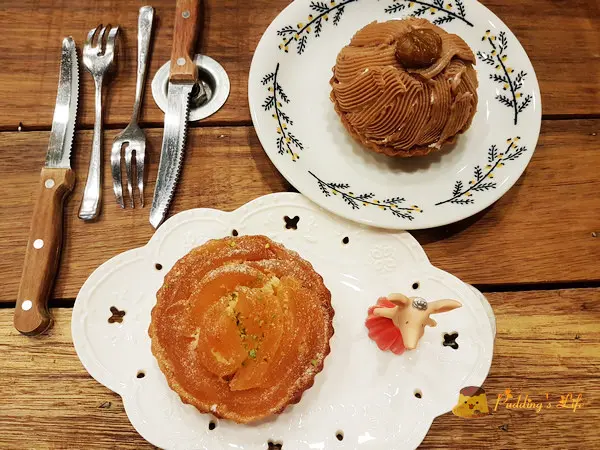 【新竹下午茶】竹北-溫馨雜貨風甜點小店《哈甜豬 Honey Piggy》當日季節繽紛水果塔派