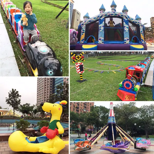 2015新北市歡樂耶誕城 之『頑童鬧冬遊樂園 』開園嘍！♥︎ 免費遊樂設施任你玩 ♥︎ 期間限定