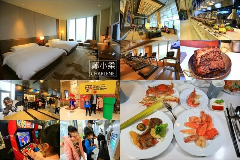 台北南港|台北六褔萬怡酒店-CITYLINK南港店4鐵共構|花草微旅行住房專案特斯拉Model S搭乘|敘日全日餐廳.肋眼牛排天使紅蝦生蠔吃到飽|體驗