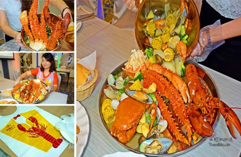 員林聚餐推薦｜食觀天下婚宴會館 免飛出國~手抓帝王蟹,龍蝦,紅蟳就要這樣吃！食觀海鮮桶使用振興券滿3000現折500