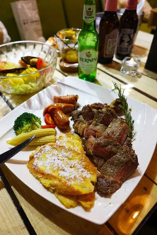 (胖樺食記)捷運南京復興站推薦美食「焙福Baffery Cafe & Bistro」/小巨蛋站/商業午餐/餐酒館/母親節套餐/炸物拼盤送shots/慶城街餐廳