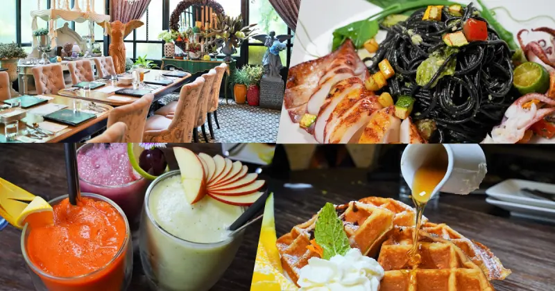 千萬奢華裝潢之義法美食料理推薦 Q Garden Cafe，宮廷用餐環境、高雄下午茶推薦 - 跟著尼力吃喝玩樂＆親子生活