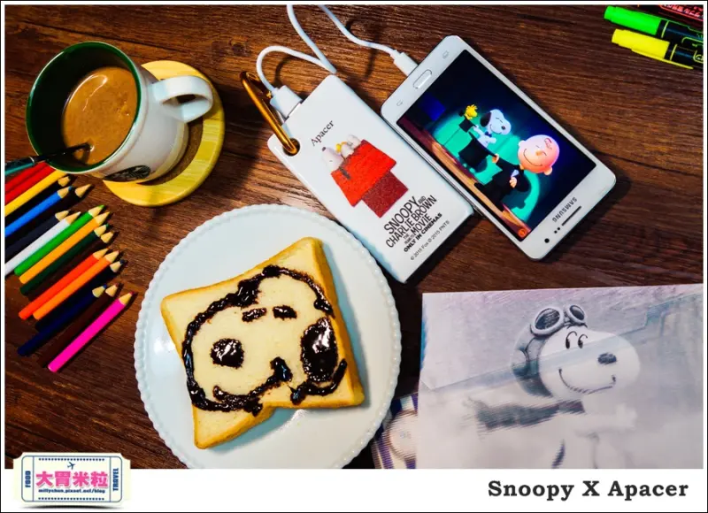 大胃米粒【史努比3C周邊推薦】聖誕交換禮物！全部都想打包回家～宇瞻科技ｘSnoopy史努比電影版3C(行動電源/隨身碟/行動硬碟)