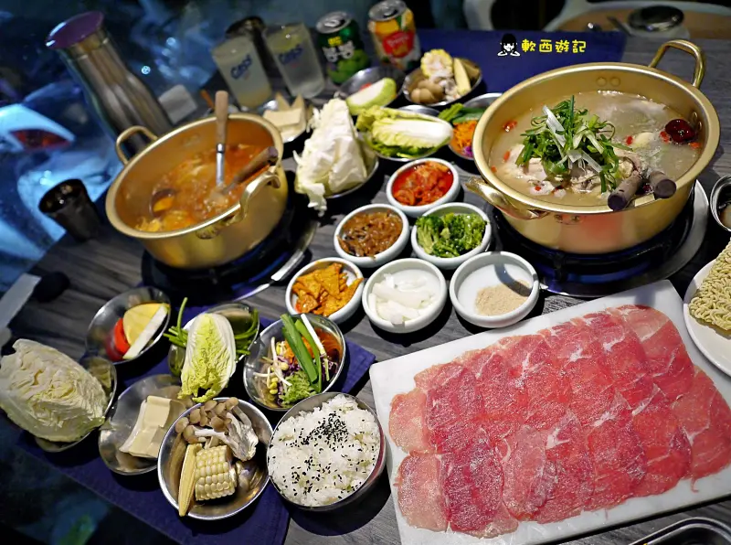 [食記]台北國父紀念館站 新沙洞韓國涮涮鍋 正宗韓式人蔘雞湯鍋/部隊鍋/泡菜鍋 韓國歐爸老闆來台開店 多樣豐富小菜 韓式炸雞 