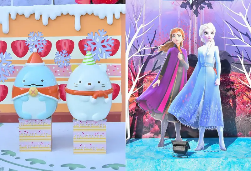 台中耶誕節景點| 新光三越角落小夥伴、台中大遠百冰雪奇緣，一次拍照滿足 Nini and Blue 玩樂食記