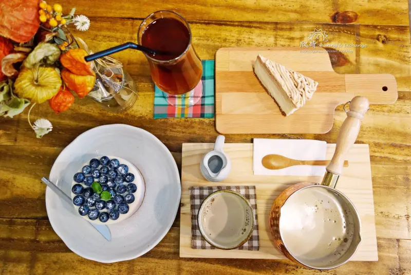 |中山站下午茶|Hoto Cafe+不限時復古風+藍莓起司蛋糕