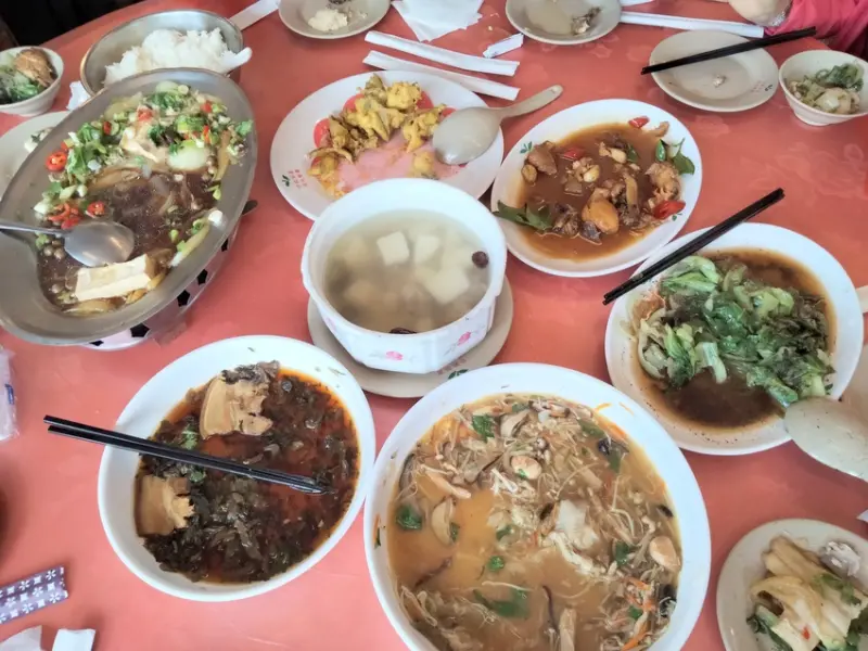 坪林桌菜-合歡茶宴風味餐廳-中壢社大週四趴趴走，美味的午餐饗宴