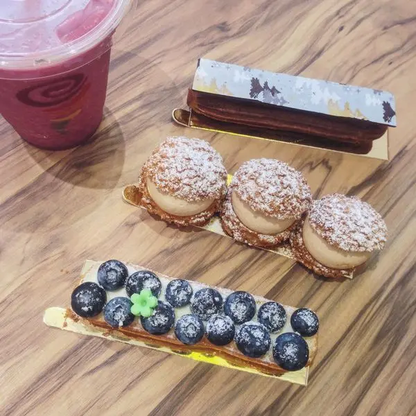 ［台北］Lappart 閃電泡芙-品嚐法國巴黎優雅的同時，享受杯健康果昔Jamba Juice 好幸福<3（微風南京）