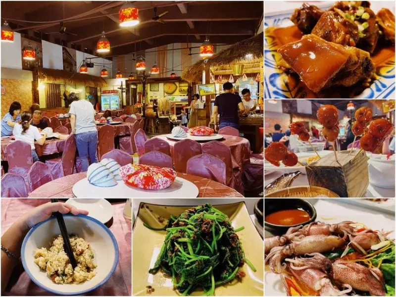 | 宜蘭美食 | 壯圍穀倉風味料理餐廳  復古懷舊童玩 古早味麥芽餅DIY 糖葫蘆 五大一小割稻餐吃不完