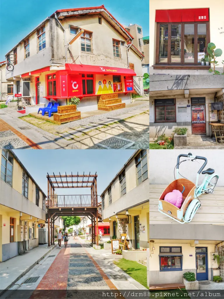 台中西區審計新村，文青必去朝聖景點，IG拍照景點，九宿舍改造文創風格，交通。