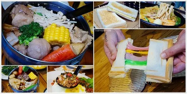 台中北屯』金福氣南洋食堂║食尚玩家推薦，懷舊復古風、特色南洋風味餐、彩虹起司吐司超邪惡        
      