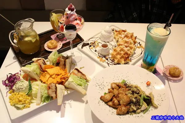 台北忠孝敦化下午茶餐廳推薦．高跟鞋公主HS cafe．輕食 鬆餅 義大利麵．夢幻公主風特色主題餐廳.