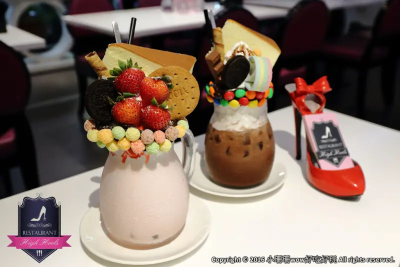 【食||台北】Hs Cafe高跟鞋公主～專屬女孩最想要的夢幻甜品/忠孝敦化下午茶/出乎意料外的平價美味