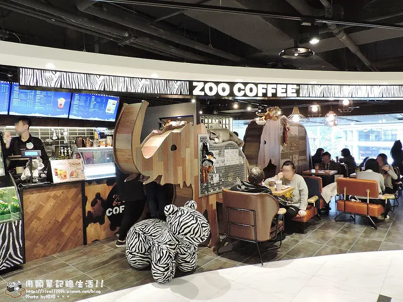 食記。台北★韓國連鎖動物咖啡廳 ZOO COFFEE 和可愛的動物們一起喝杯咖啡