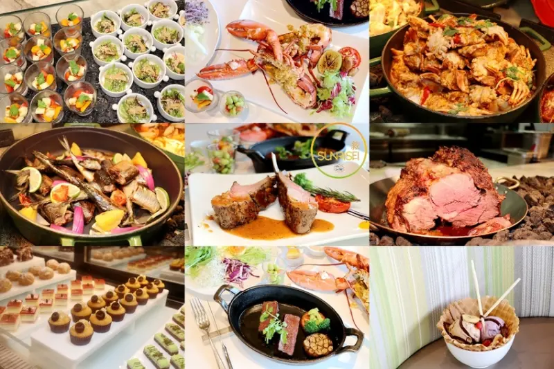 【台北南港區】♥敘日全日餐廳♥台北六福萬怡酒店五星BUFFET.南港吃到飽餐廳推薦.半自助式搭配位上主餐,豐盛料理選擇多樣化,CP值超高!年底前南港汐止松山信義內湖居民享85折喔!