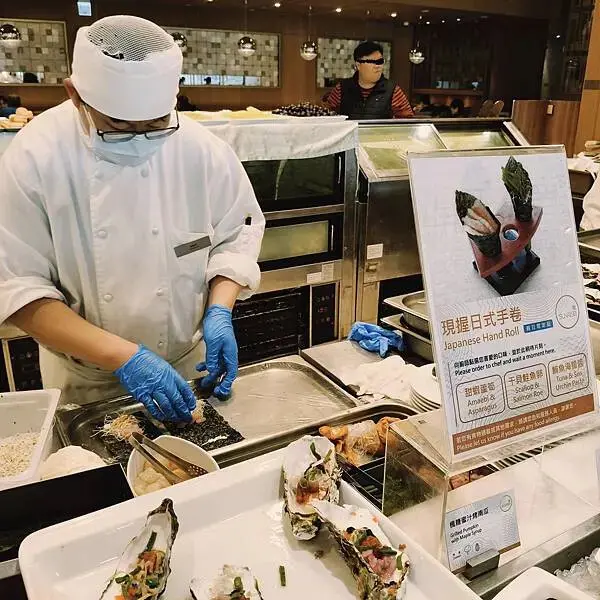 台北萬福六怡酒店敘日吃到飽餐廳~