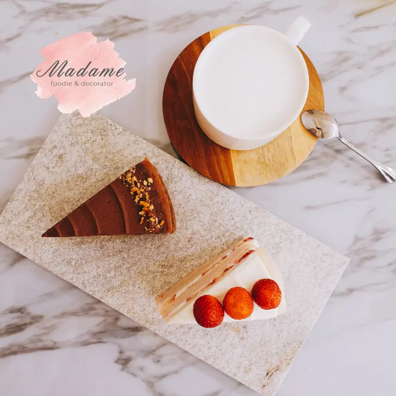 【台南】工業設計感木質簡約風Studio io design X 吸睛粉紅草莓千層